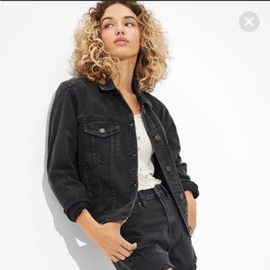 AE Black Denim Jacket